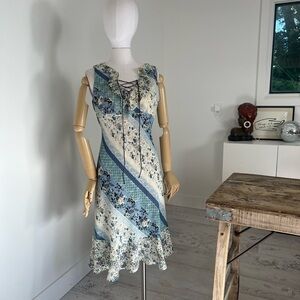 90s Y2K Breaking‎ Loose Floral Dress